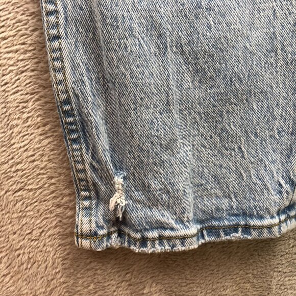 Abercrombie & Fitch Womens Jeans 26/2 90s Straight High Rise Distress Straight - Picture 10 of 16